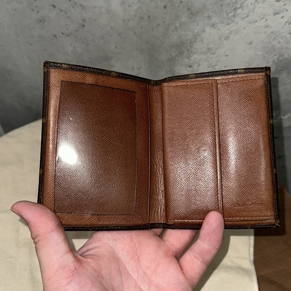 Louis Vuitton monogram billfold wallet 1980s rare - Picture 6 of 11